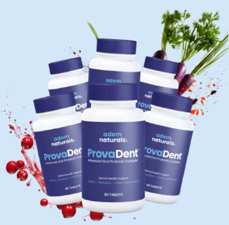 Six-bottle ProvaDent package displayed as the current best-value supply
